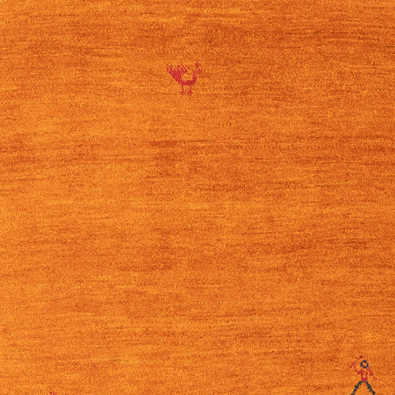 Alfombra Gabbeh - Persa - 176 x 116 cm - naranja