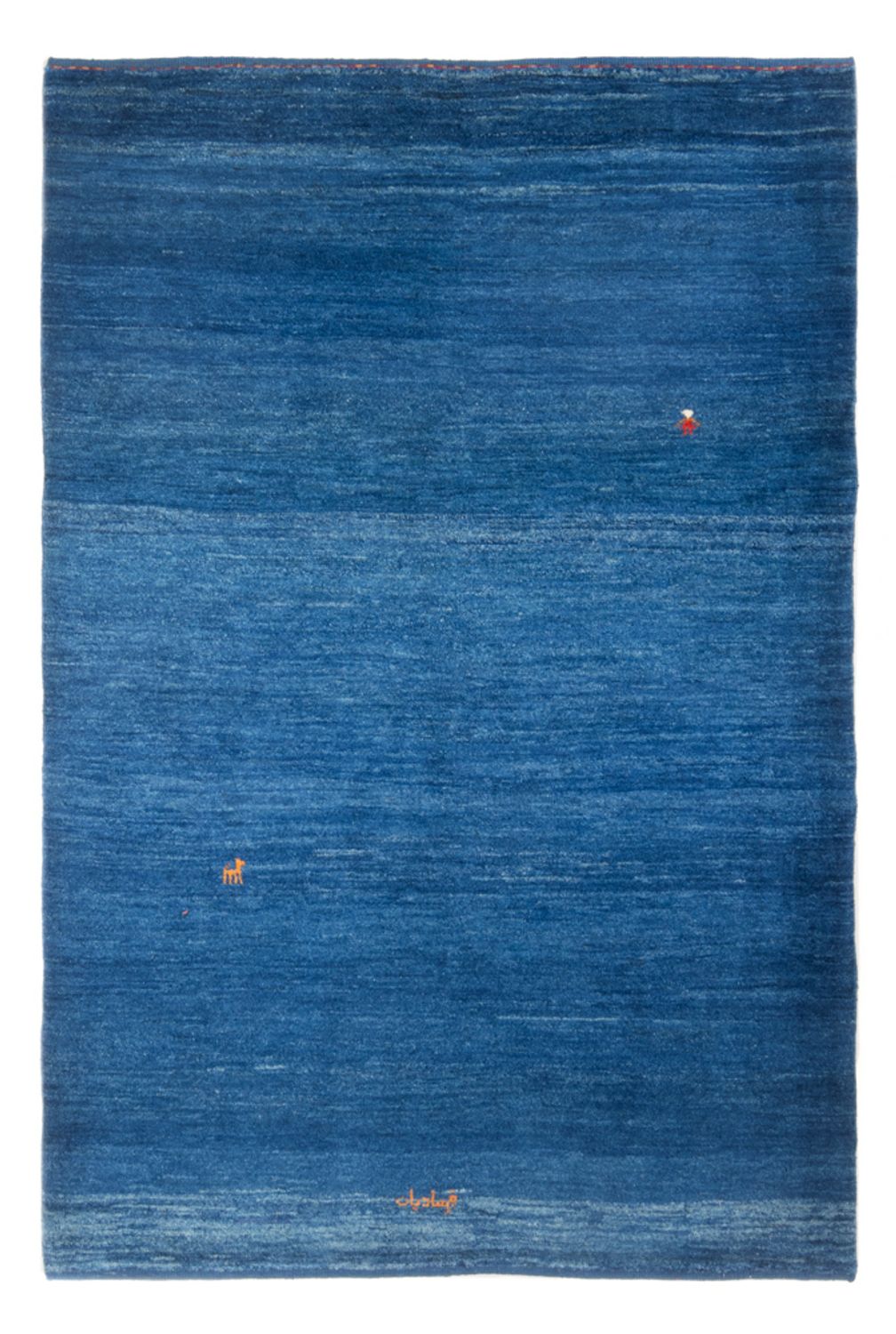 Alfombra Gabbeh - Persa - 184 x 122 cm - azul marino
