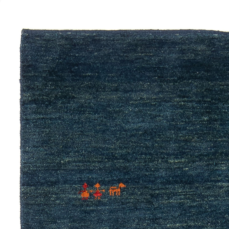 Alfombra Gabbeh - Persa - 193 x 119 cm - azul oscuro