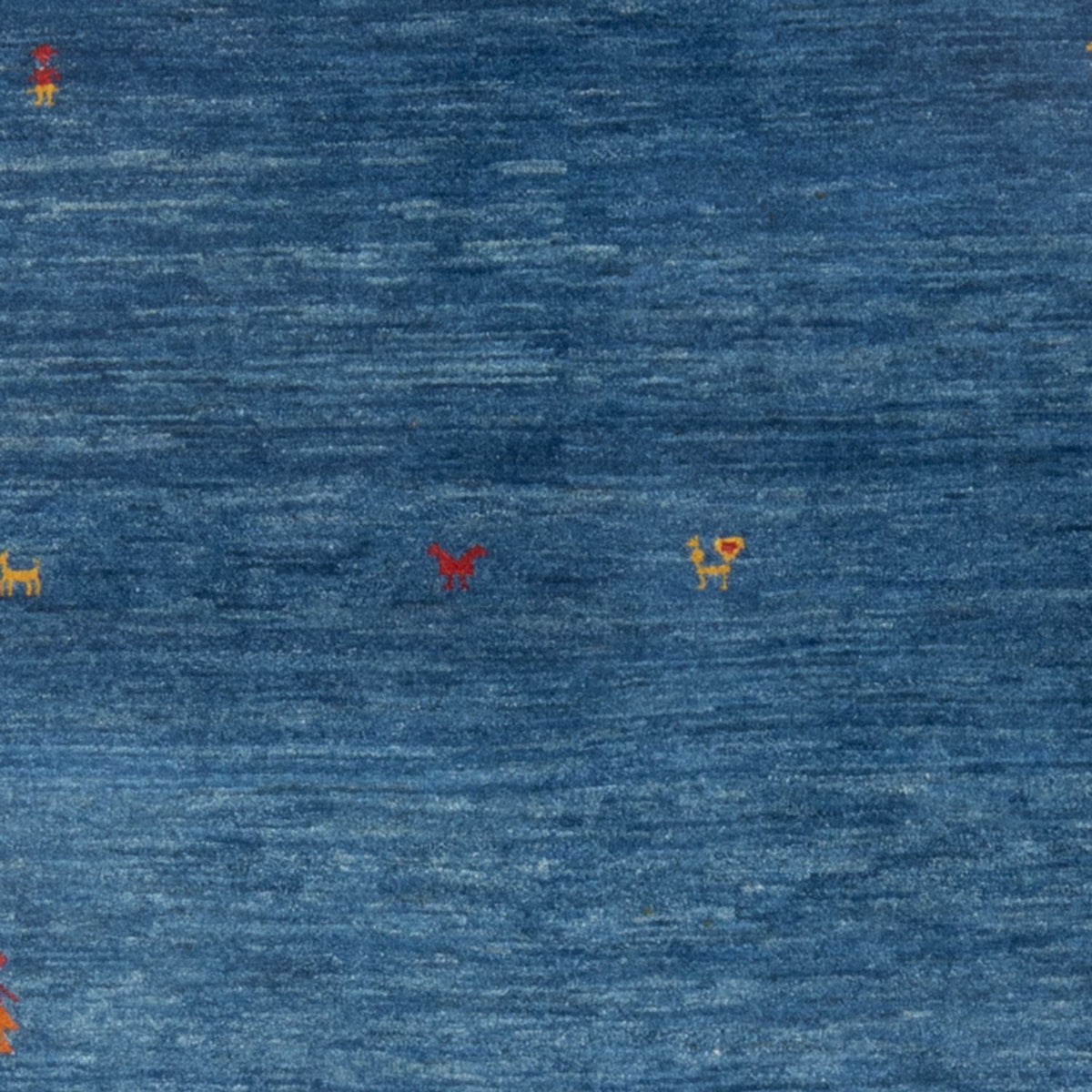 Alfombra Gabbeh - Persa - 144 x 96 cm - azul marino