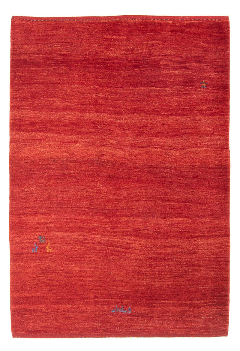 Alfombra Gabbeh - Persa - 170 x 121 cm - rojo