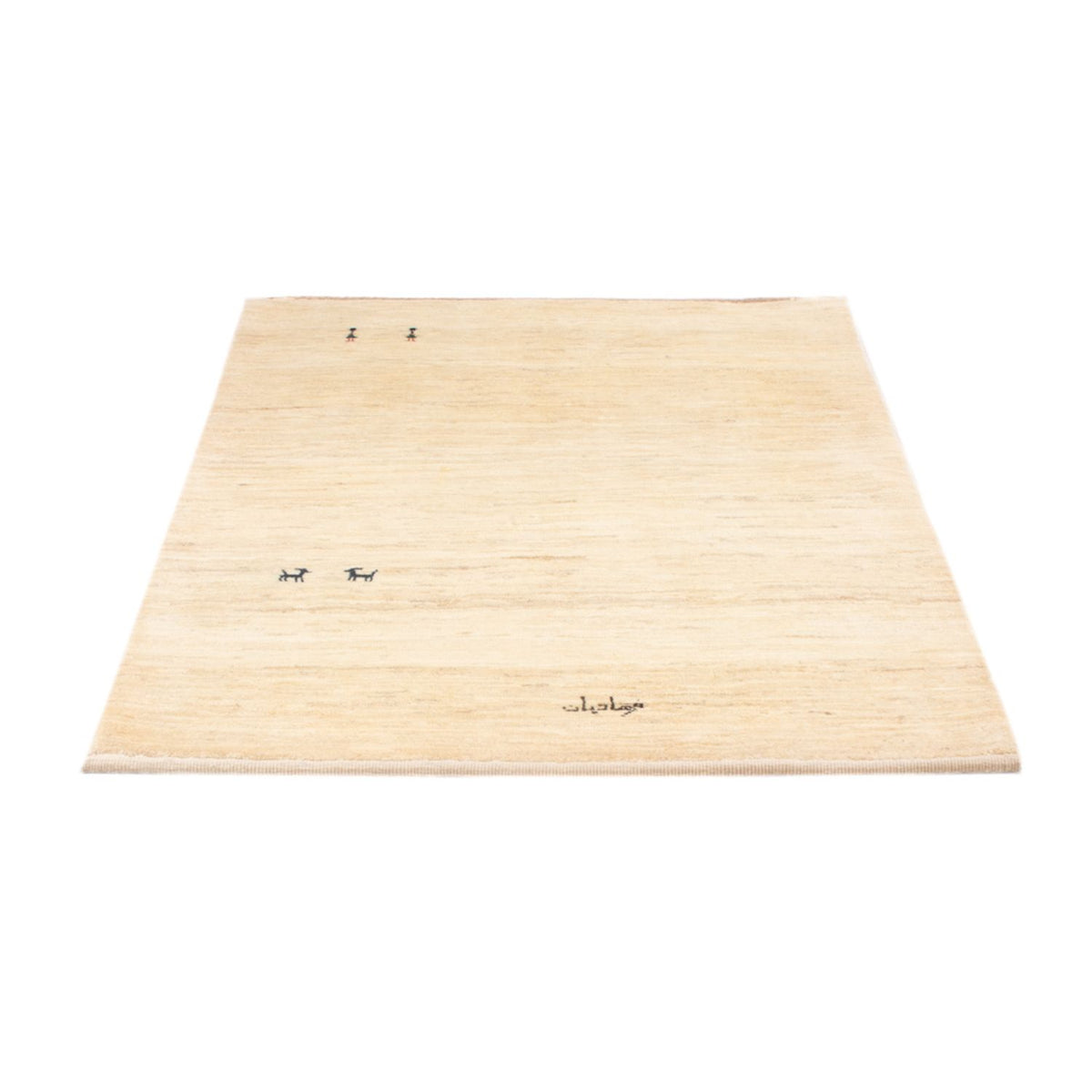 Alfombra Gabbeh - Persa - 150 x 102 cm - blanco