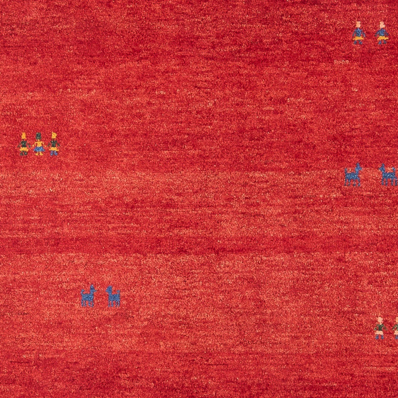 Alfombra Gabbeh - Persa - 183 x 123 cm - rojo