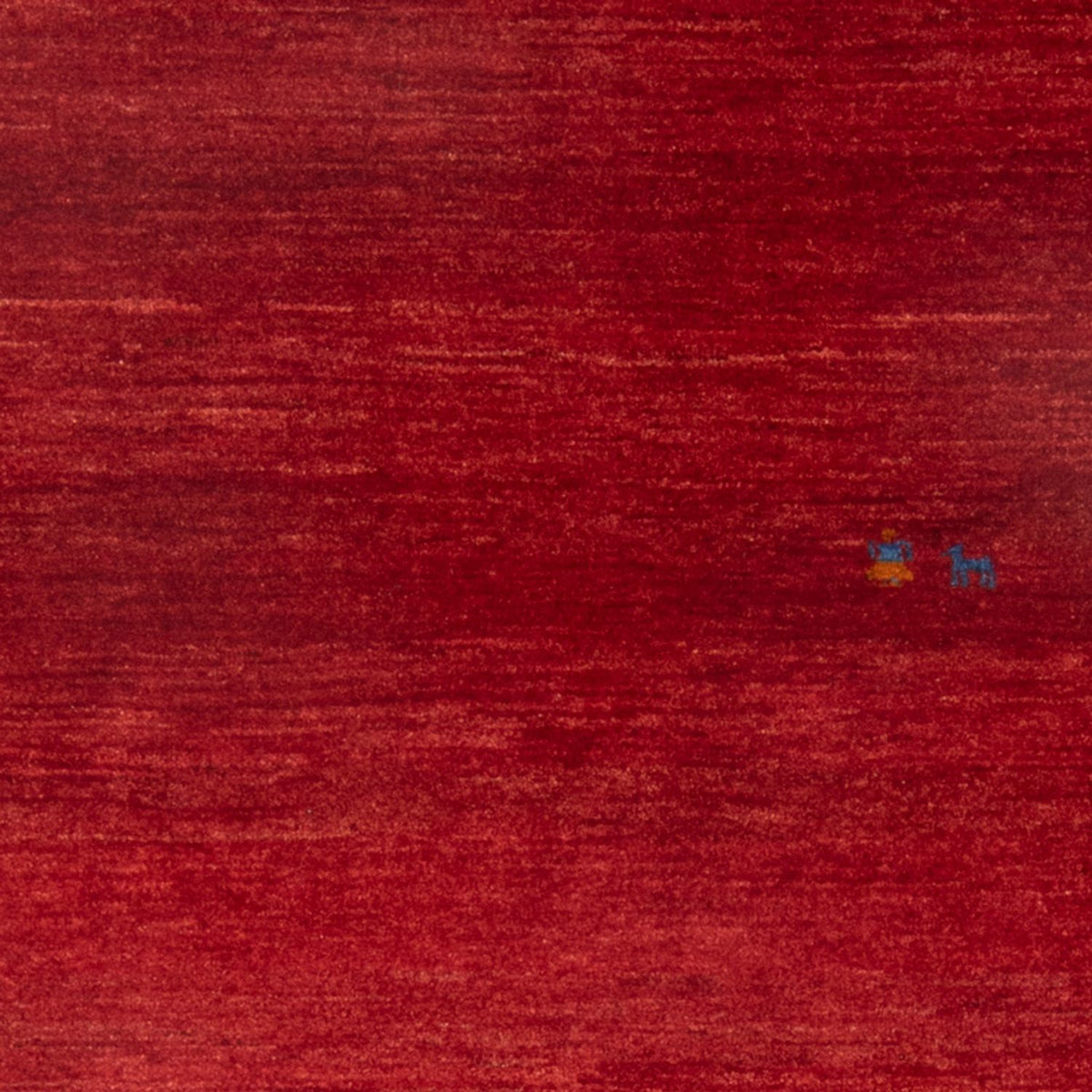 Alfombra Gabbeh - Persa - 147 x 101 cm - rojo oscuro