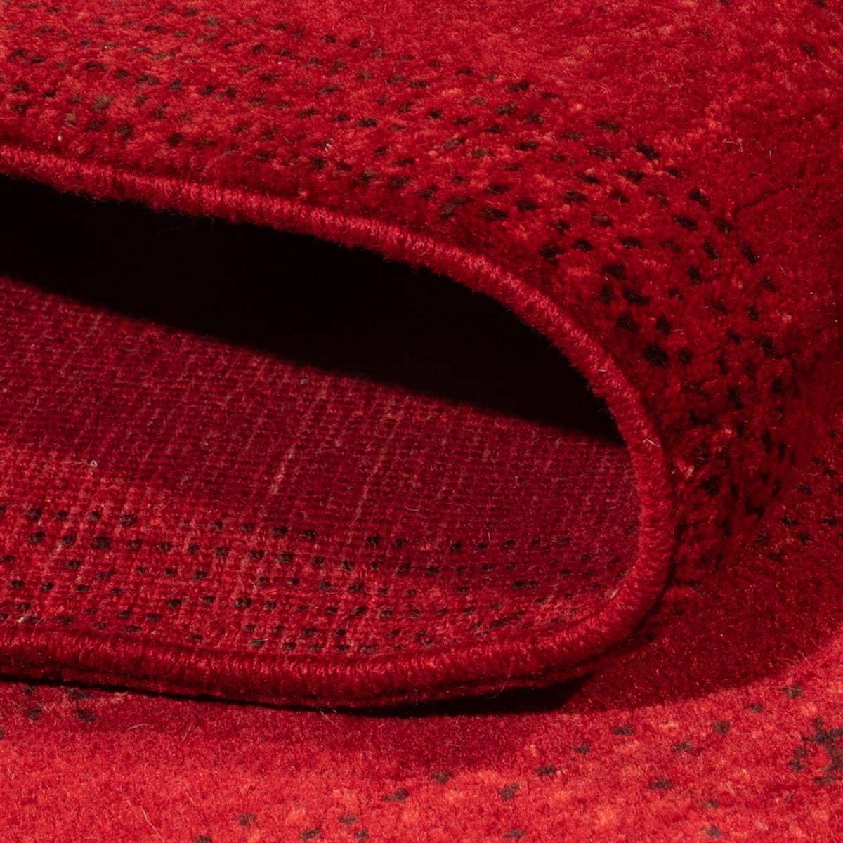 Alfombra Gabbeh - Persa - 177 x 128 cm - rojo oscuro