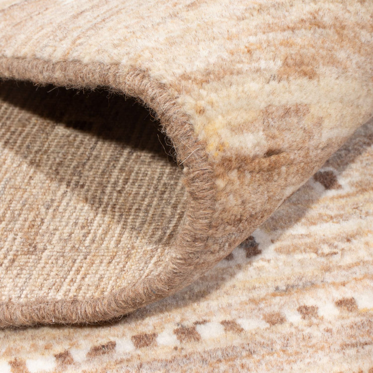 Alfombra Gabbeh - Persa - 144 x 100 cm - marrón claro