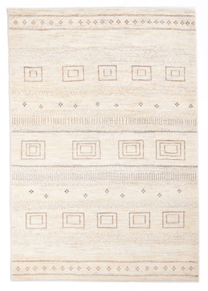 Alfombra Gabbeh - Persa - 175 x 120 cm - beige claro