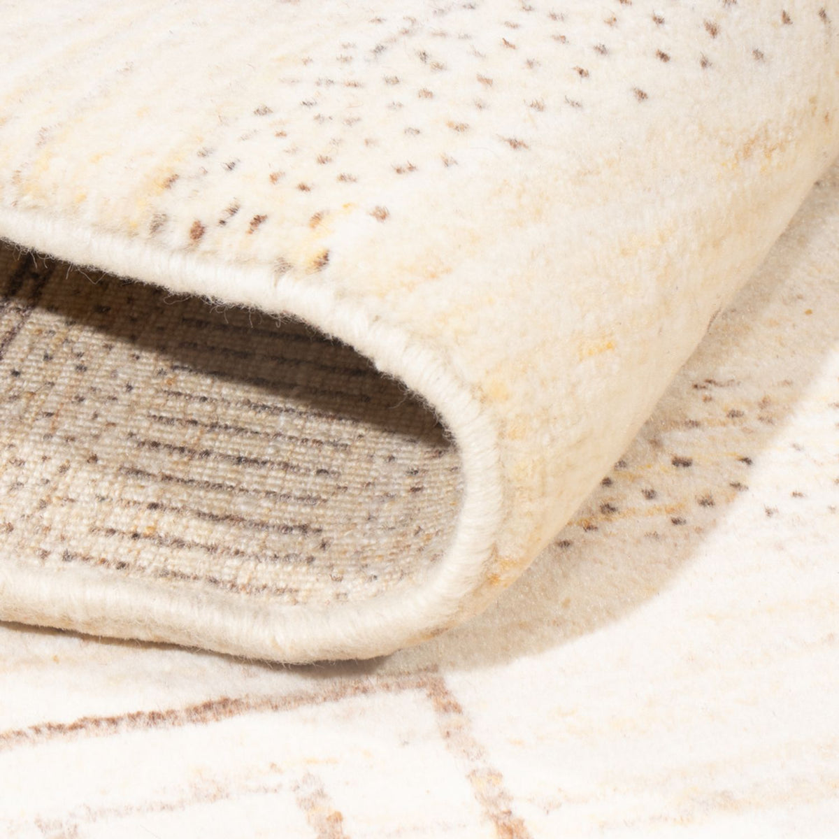 Alfombra Gabbeh - Persa - 175 x 120 cm - beige claro