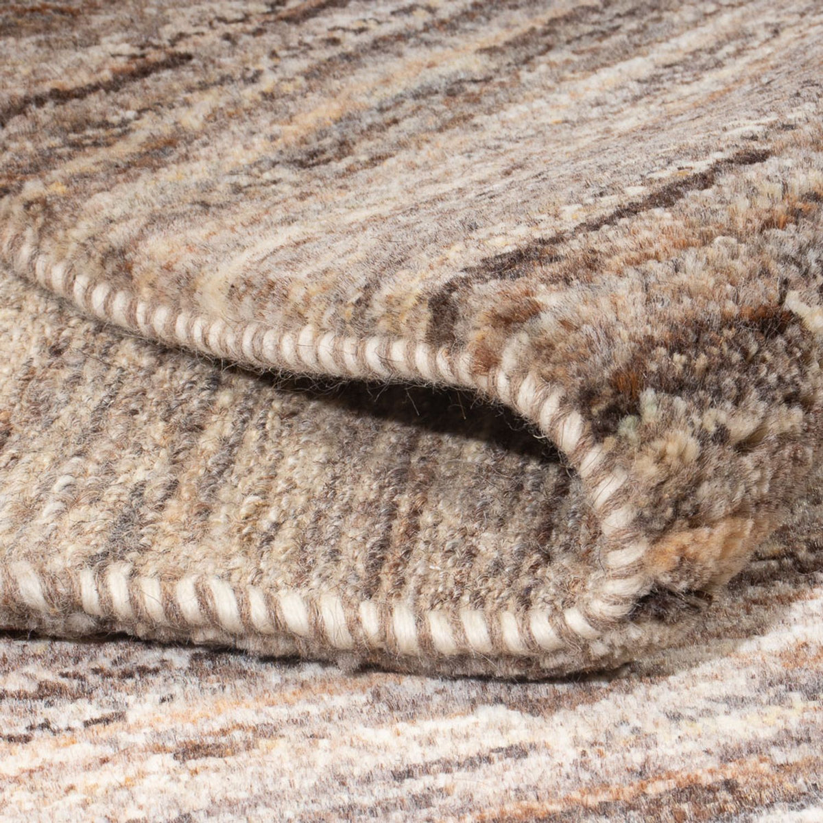 Alfombra Gabbeh - Persa - 192 x 156 cm - beige oscuro