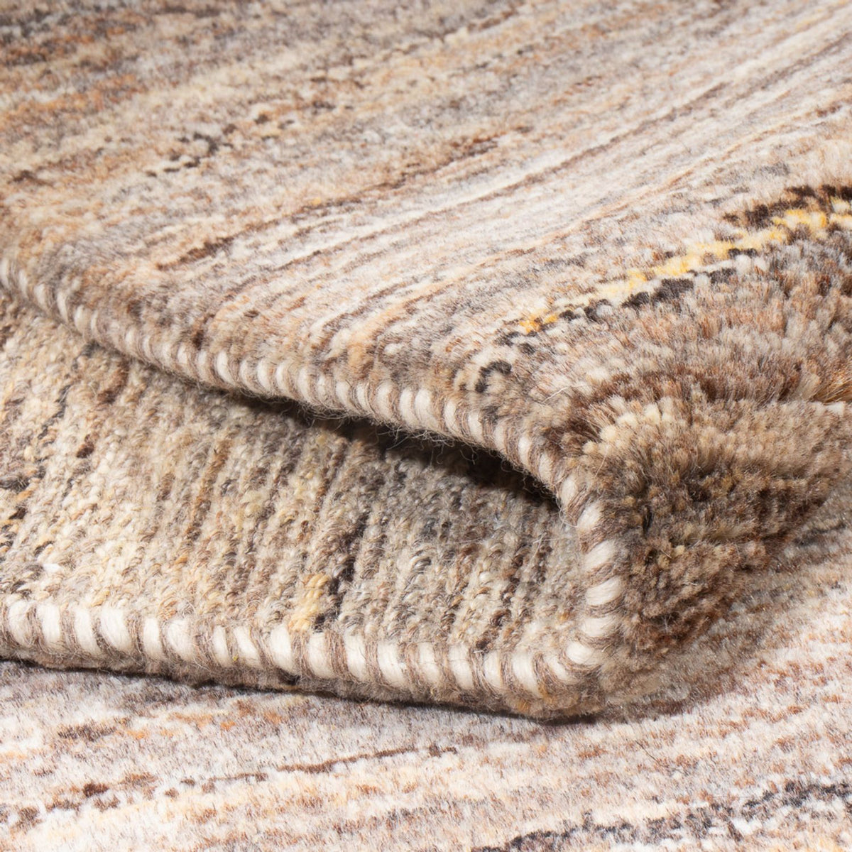 Alfombra Gabbeh - Persa - 194 x 154 cm - beige oscuro