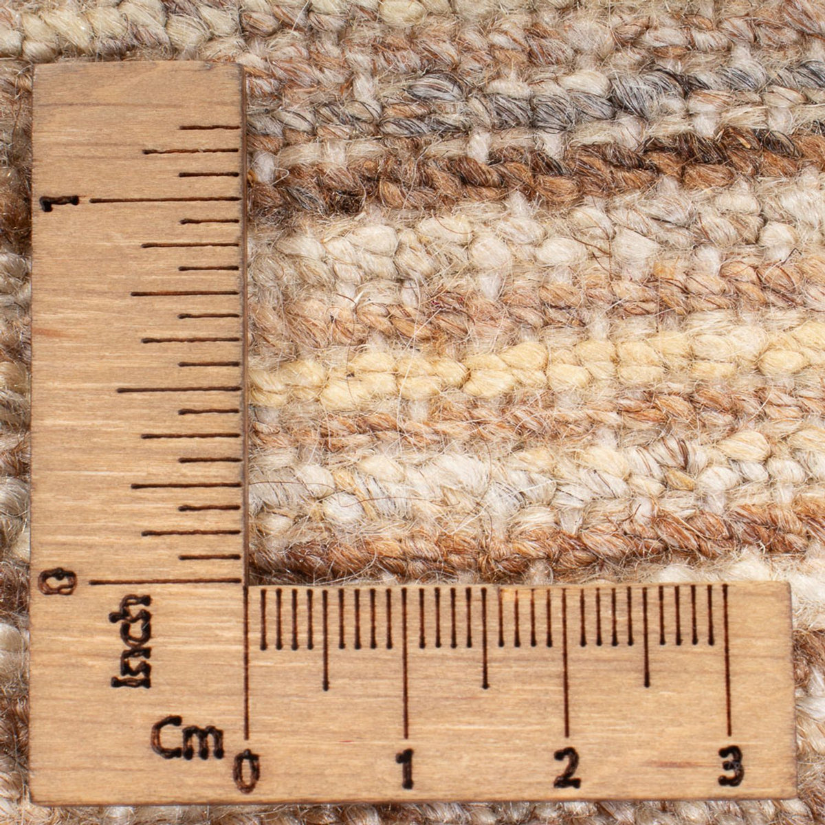 Alfombra Gabbeh - Persa cuadrado  - 184 x 158 cm - beige claro