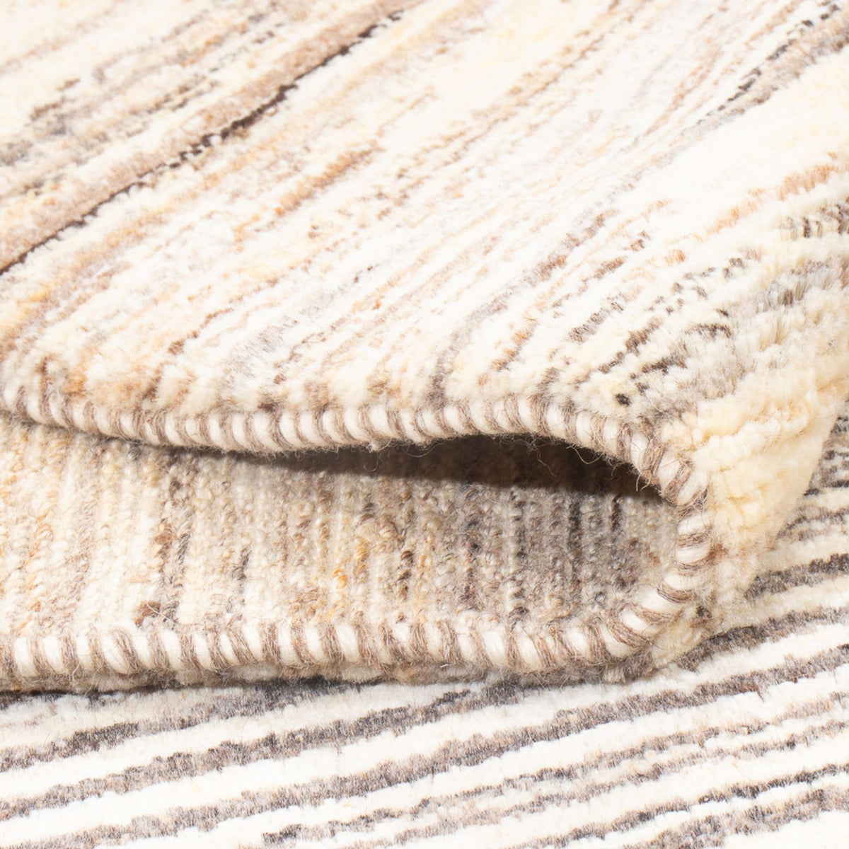 Alfombra Gabbeh - Persa - 140 x 97 cm - beige oscuro