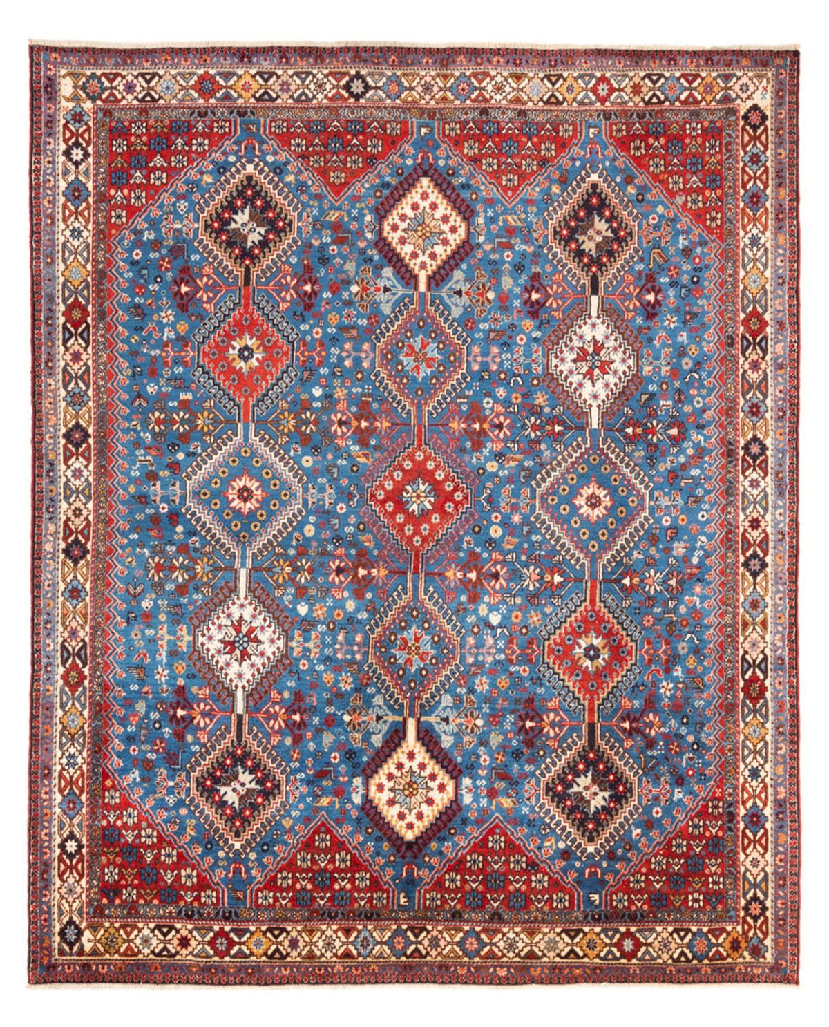 Alfombra Gabbeh - Persa - 242 x 198 cm - azul