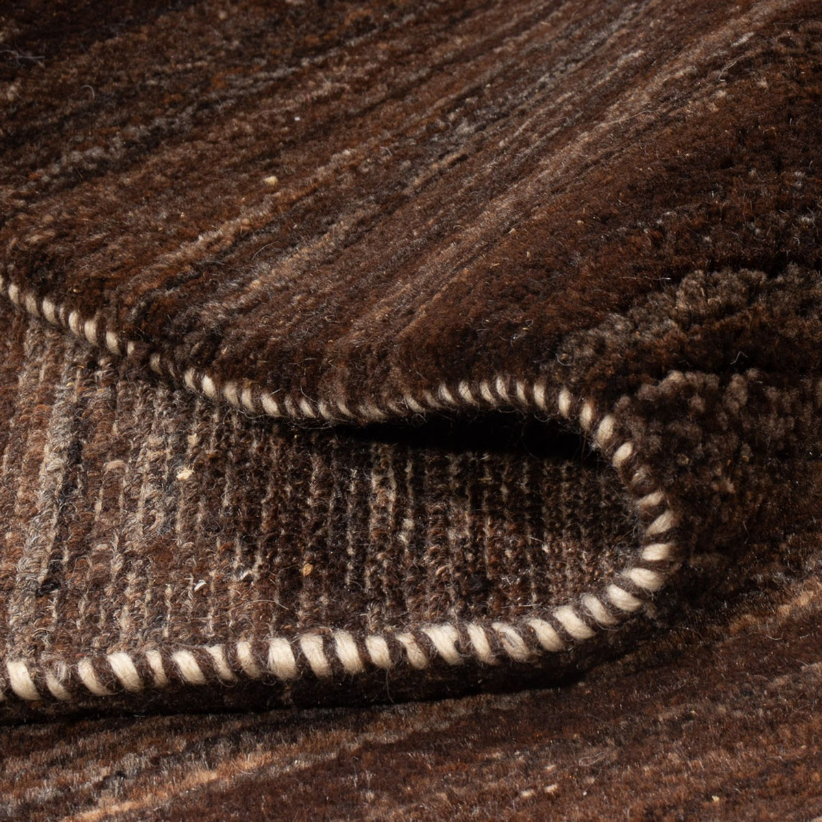 Alfombra Gabbeh - Persa - 230 x 168 cm - camello oscuro