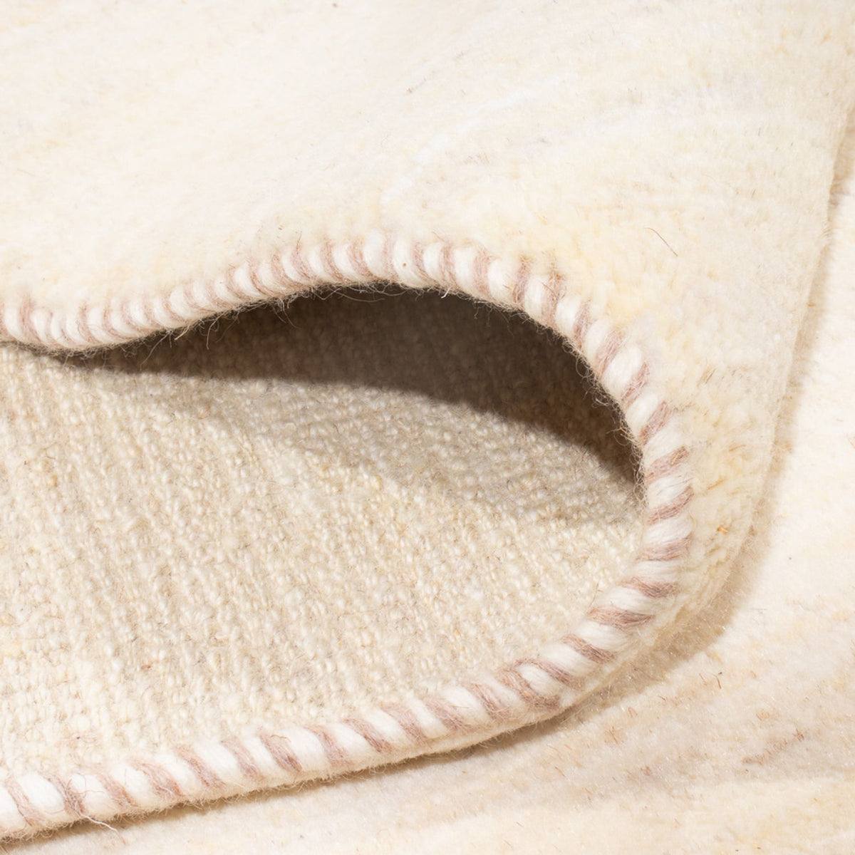 Alfombra Gabbeh - Persa - 318 x 212 cm - blanco