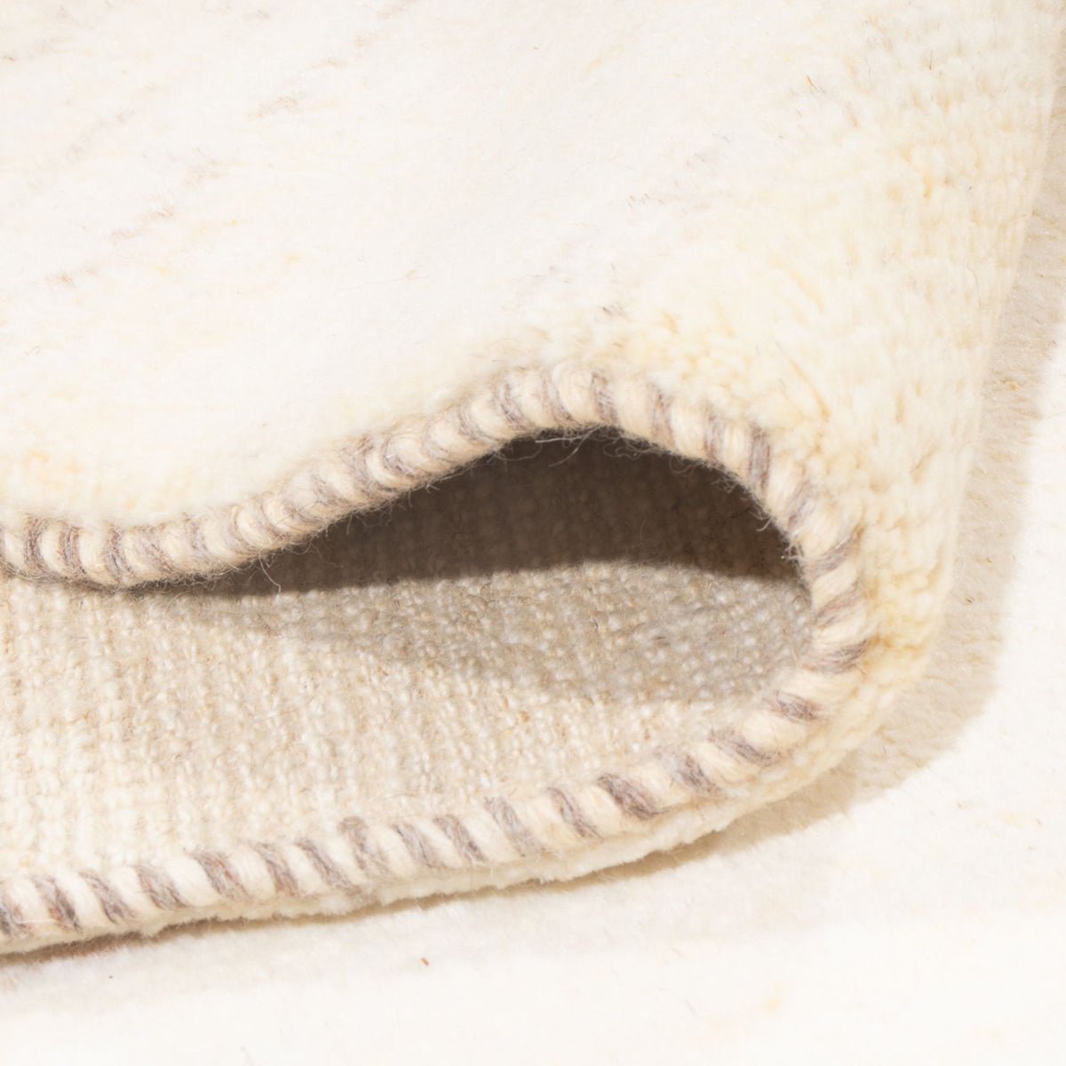 Alfombra Gabbeh - Persa - 248 x 192 cm - blanco