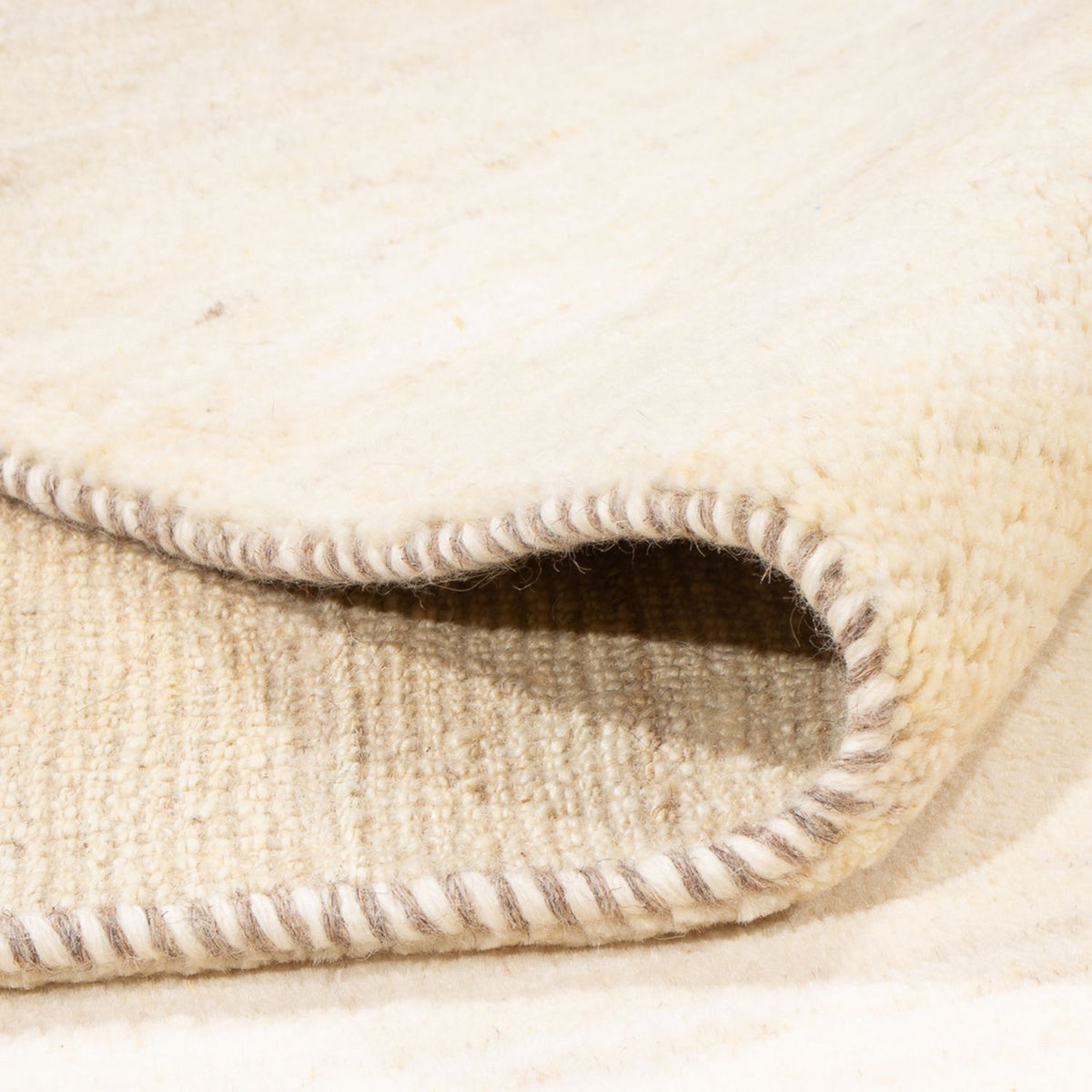 Alfombra Gabbeh - Persa - 212 x 172 cm - beige claro