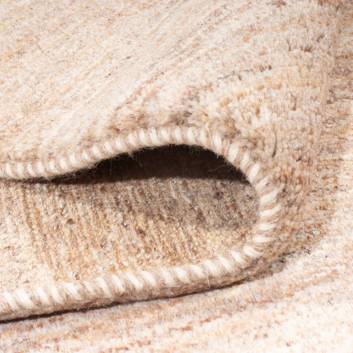 Alfombra Gabbeh - Persa - 204 x 148 cm - beige oscuro