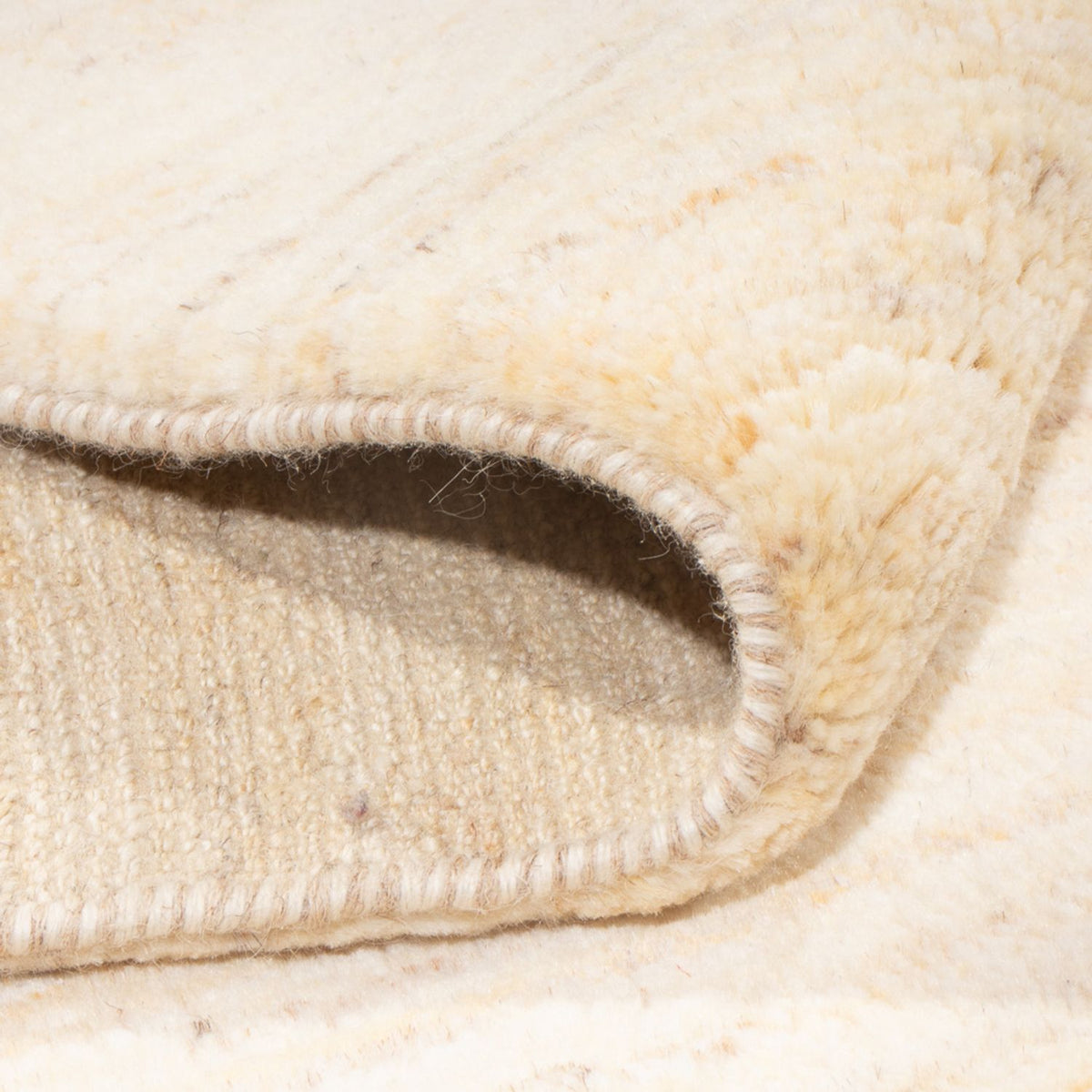 Alfombra Gabbeh - Persa - 288 x 197 cm - blanco