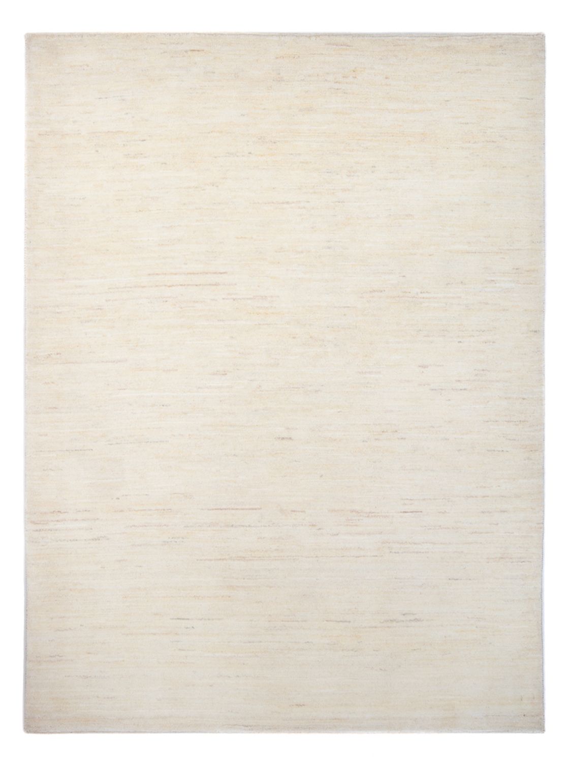 Alfombra Gabbeh - Persa - 234 x 171 cm - blanco natural