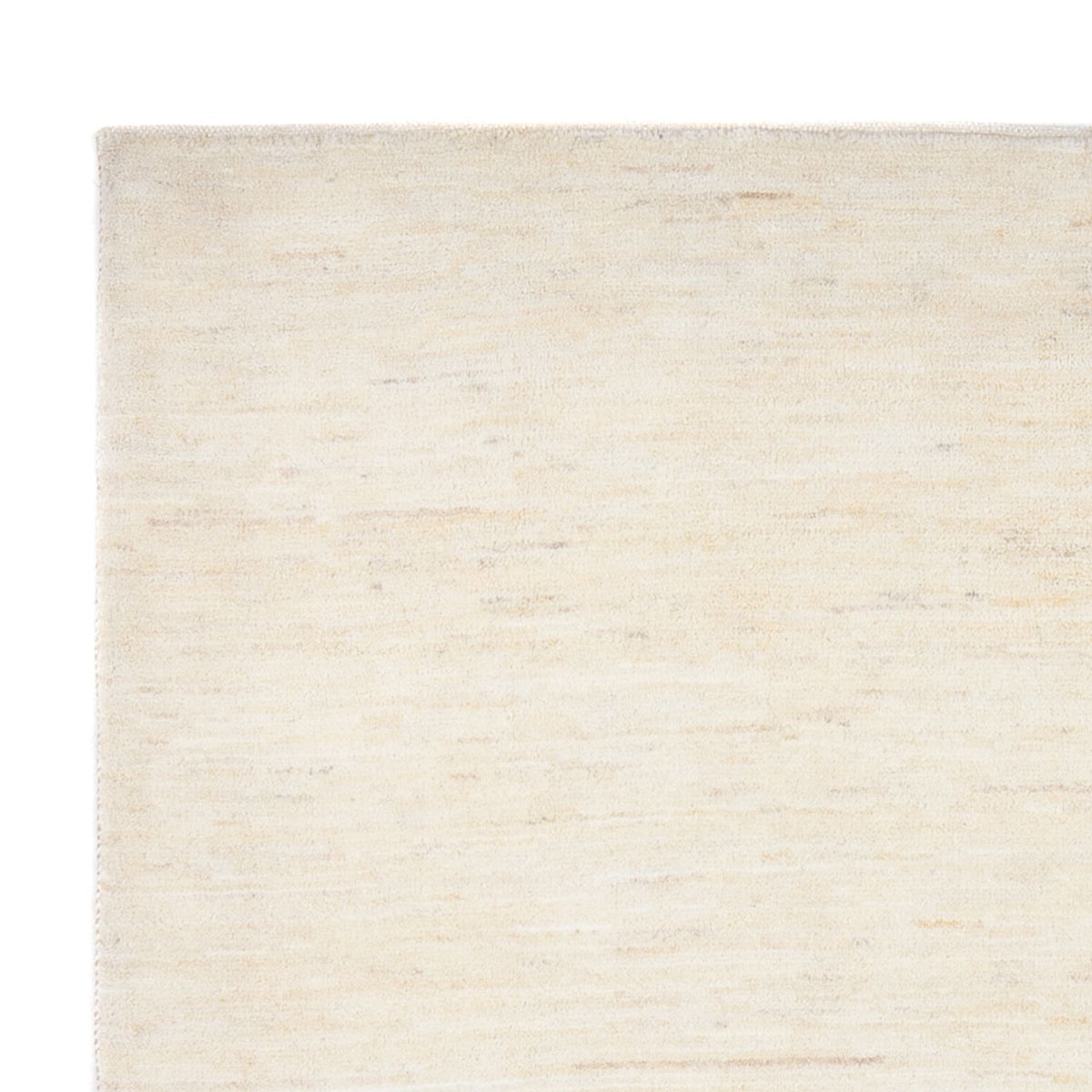 Alfombra Gabbeh - Persa - 234 x 171 cm - blanco natural