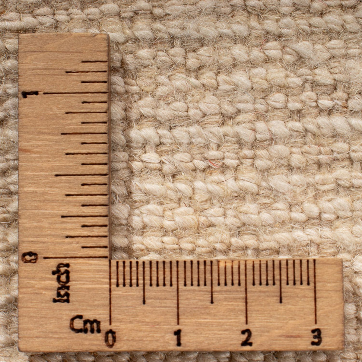 Alfombra Gabbeh - Persa - 234 x 171 cm - blanco natural