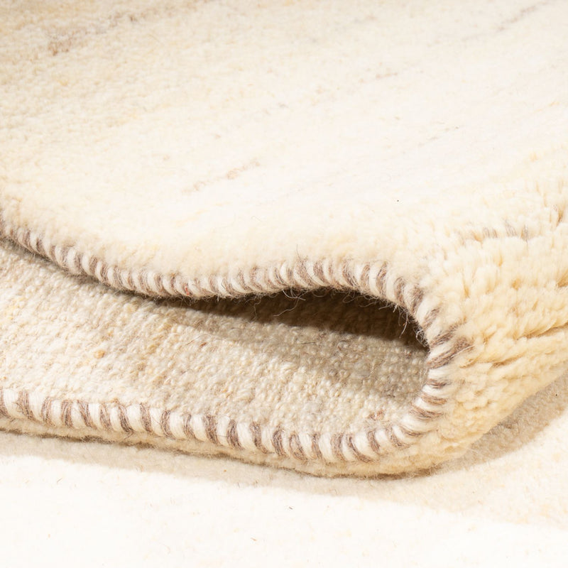 Alfombra Gabbeh - Persa - 232 x 174 cm - blanco natural