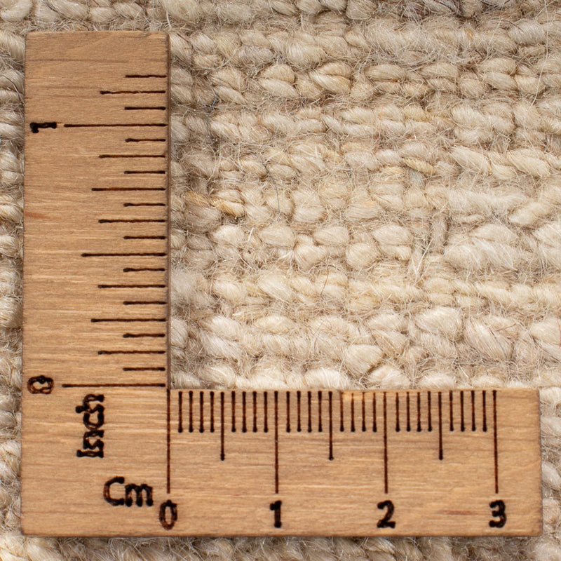 Alfombra Gabbeh - Persa - 232 x 174 cm - blanco natural