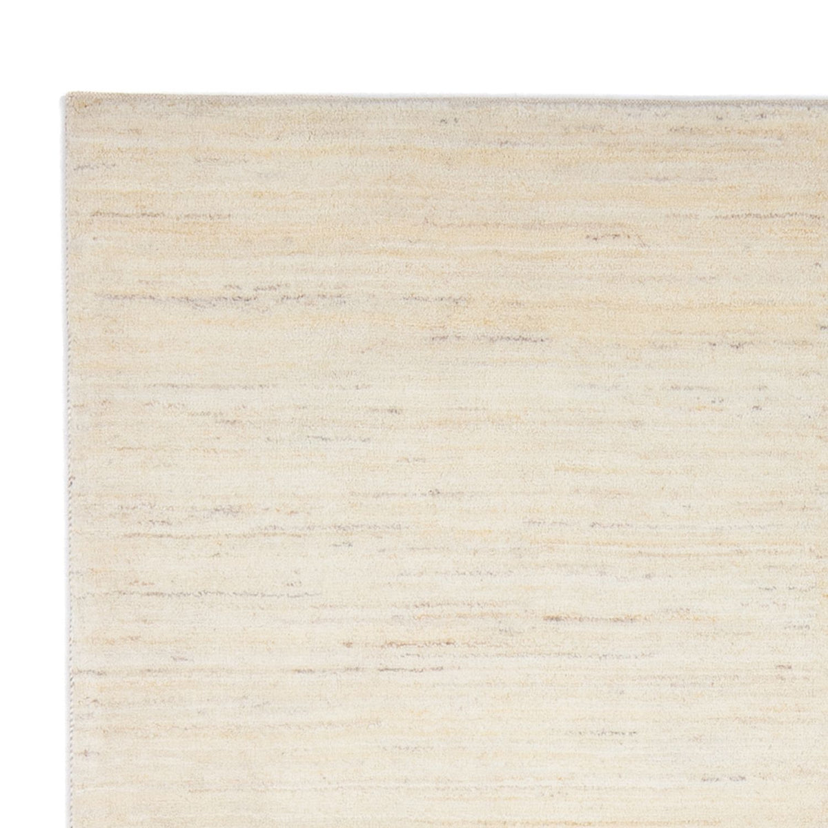 Alfombra Gabbeh - Persa - 243 x 172 cm - blanco natural