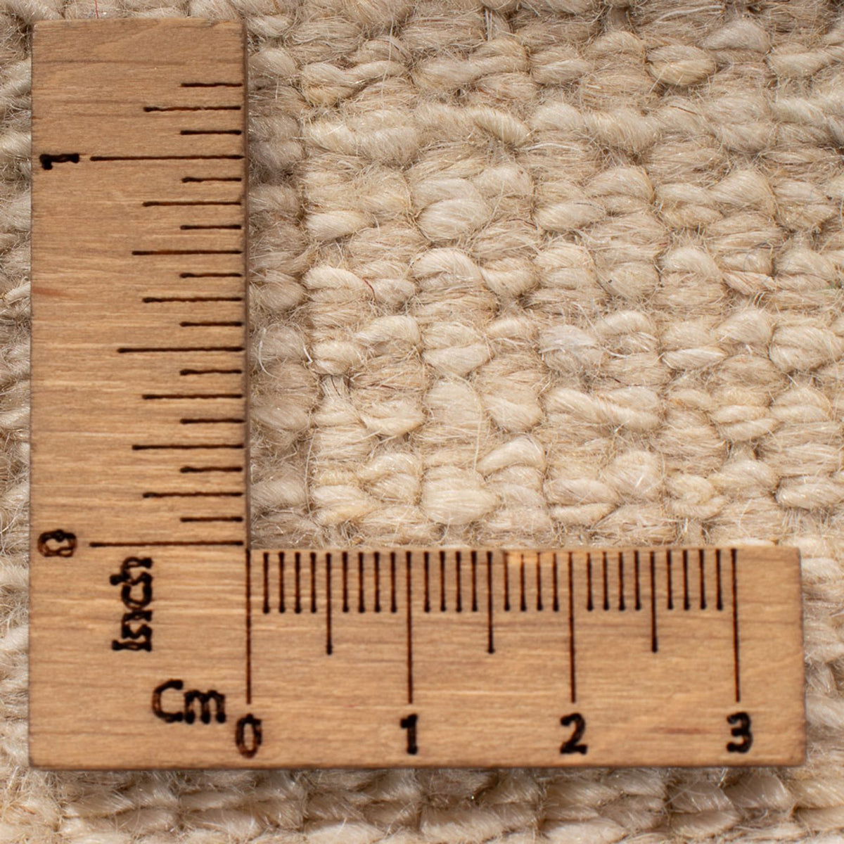 Alfombra Gabbeh - Persa - 260 x 167 cm - blanco natural