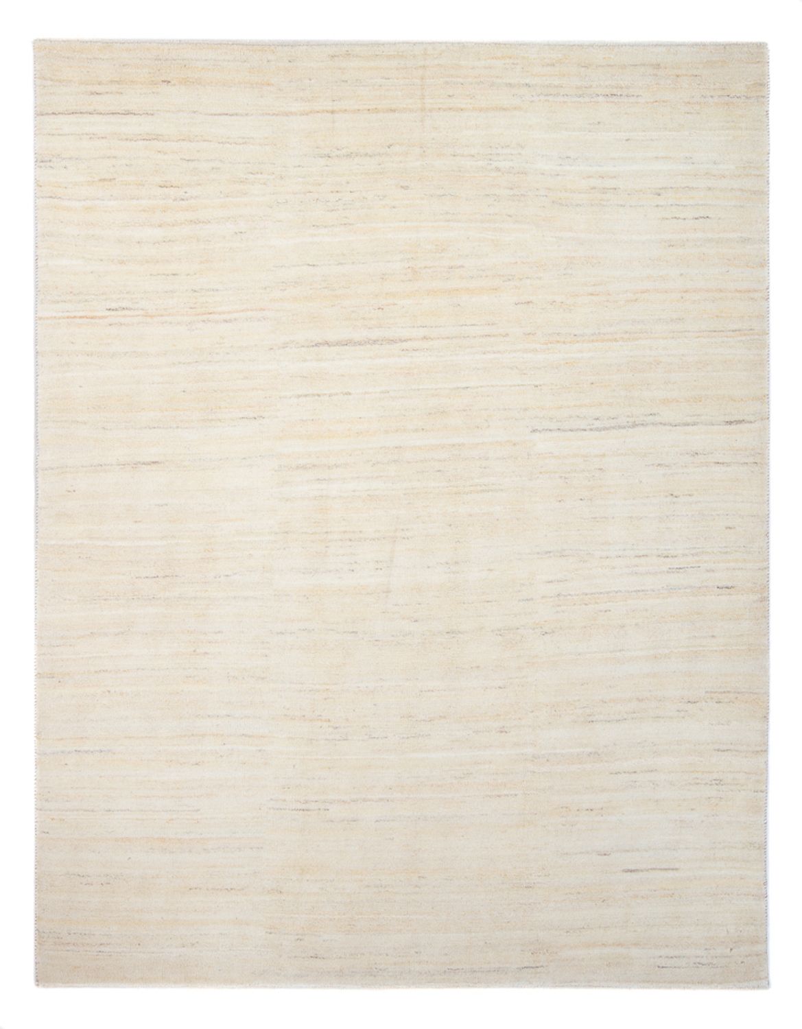 Alfombra Gabbeh - Persa - 221 x 166 cm - blanco natural