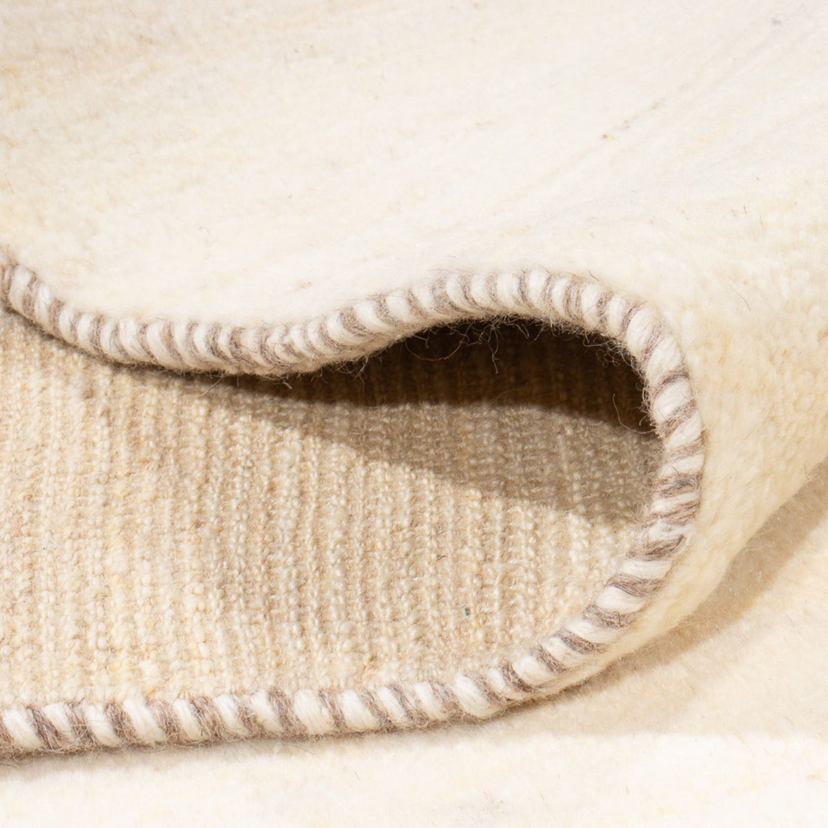 Alfombra Gabbeh - Persa - 244 x 186 cm - beige claro