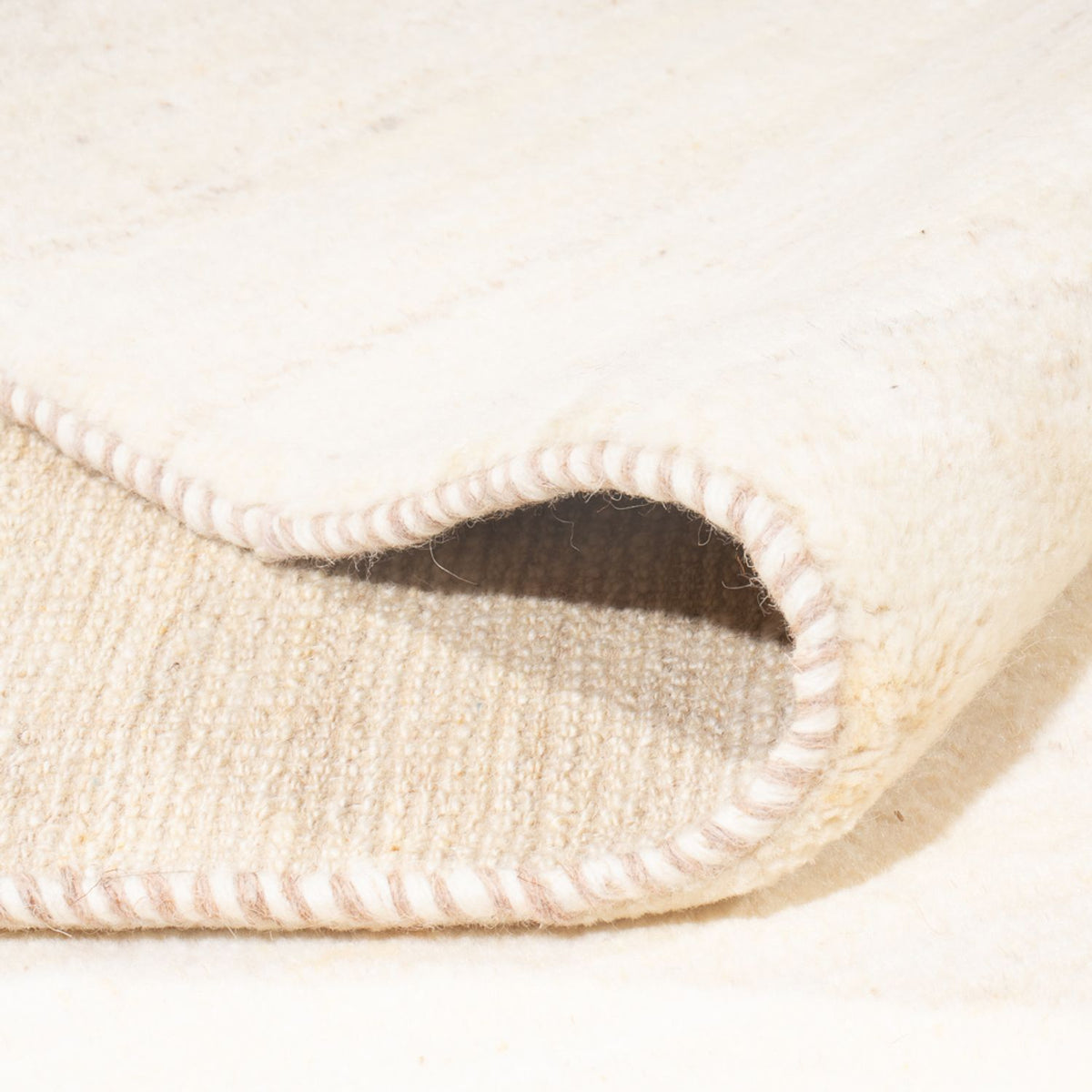 Alfombra Gabbeh - Persa - 252 x 190 cm - beige claro