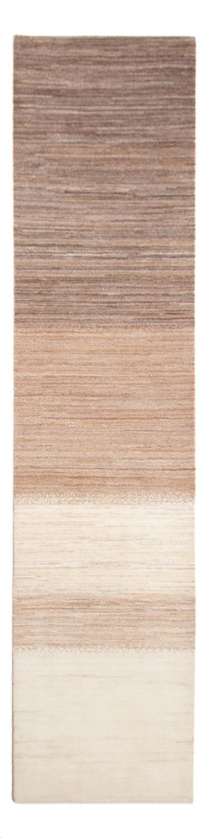 Alfombra de pasillo Alfombra Gabbeh - Persa - 350 x 80 cm - natural