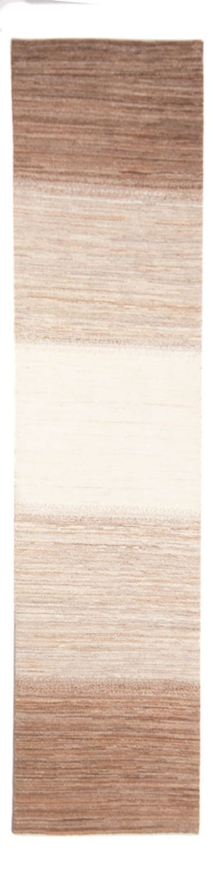 Alfombra de pasillo Alfombra Gabbeh - Persa - 335 x 74 cm - natural