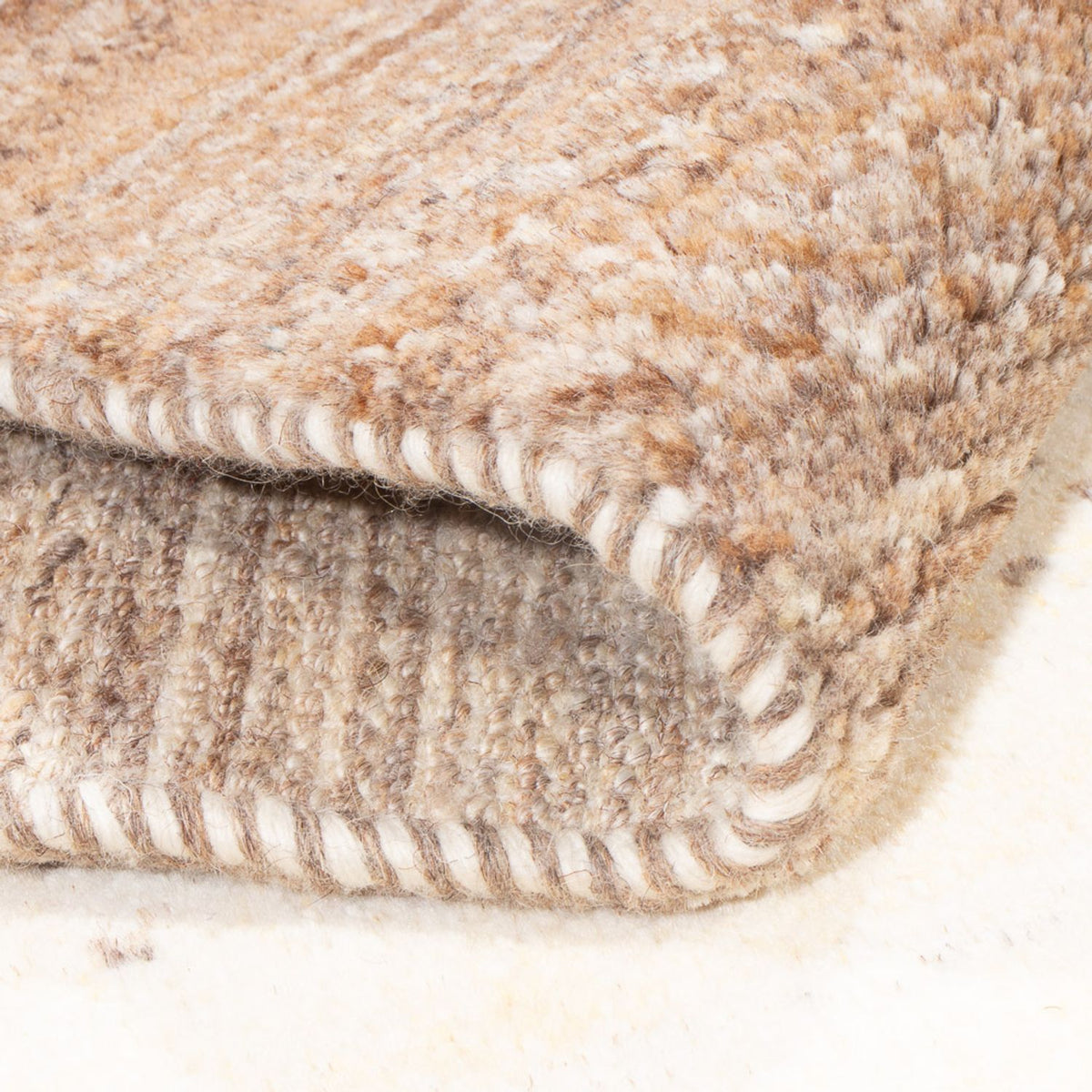 Alfombra de pasillo Alfombra Gabbeh - Persa - 283 x 81 cm - natural