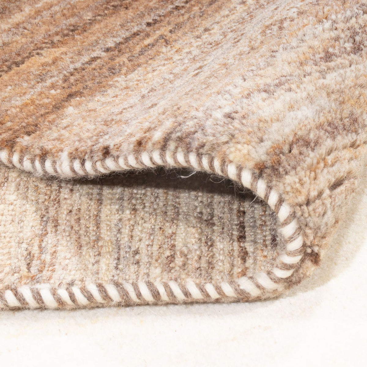 Alfombra de pasillo Alfombra Gabbeh - Persa - 278 x 83 cm - natural