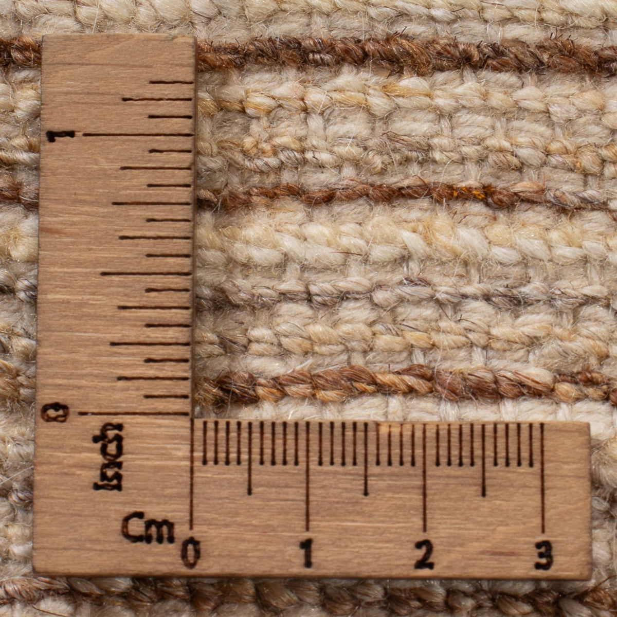 Alfombra Gabbeh - Persa - 92 x 60 cm - beige claro