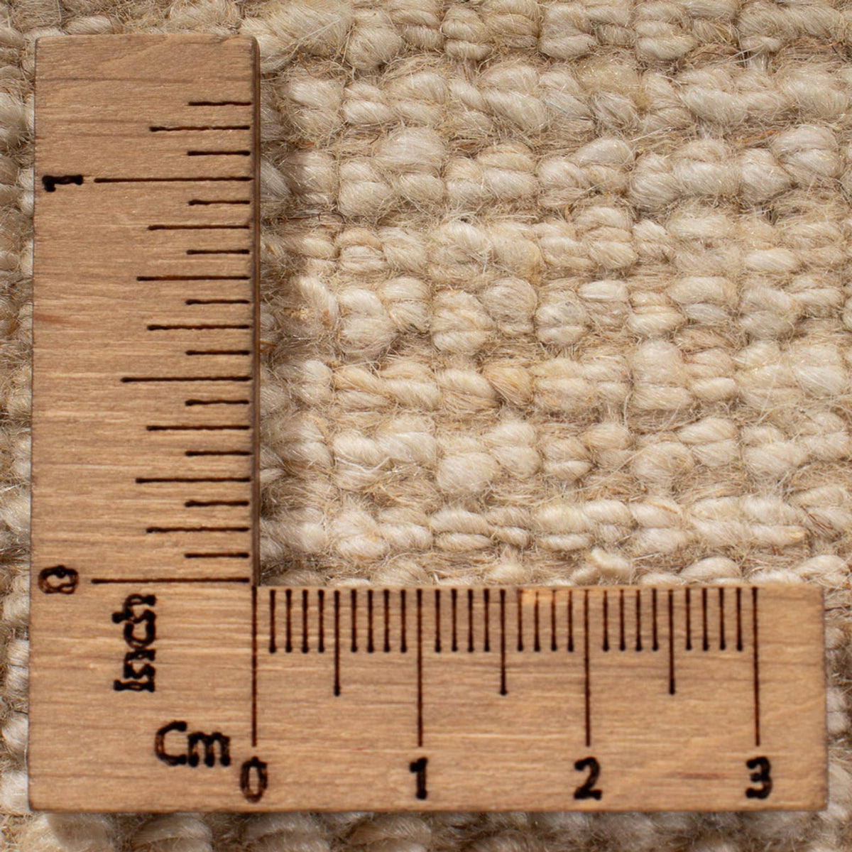 Alfombra Gabbeh - Persa - 247 x 168 cm - blanco natural