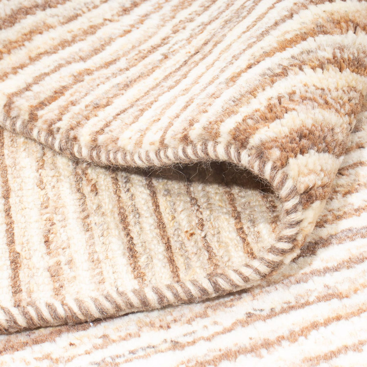 Alfombra Gabbeh - Persa - 186 x 148 cm - beige oscuro