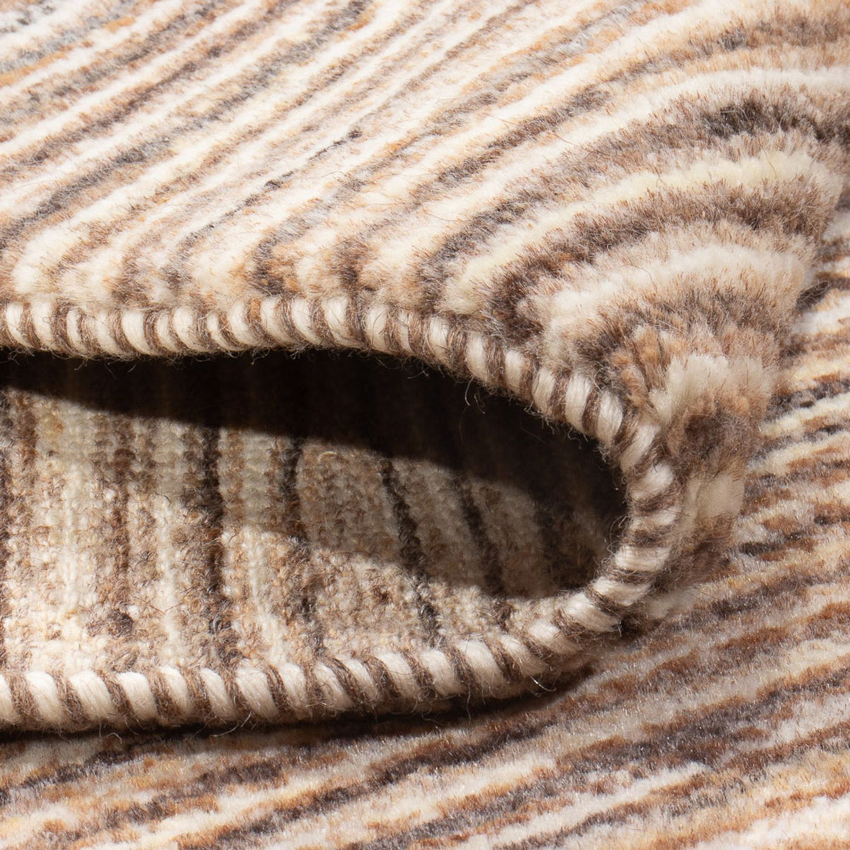 Alfombra Gabbeh - Persa - 96 x 60 cm - beige oscuro