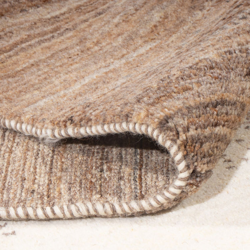 Alfombra de pasillo Alfombra Gabbeh - Persa - 325 x 106 cm - natural