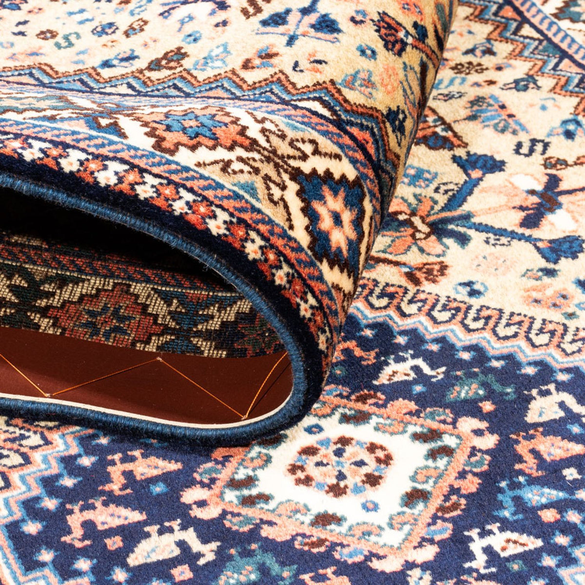 Alfombra de pasillo Alfombra Gabbeh - Persa - 220 x 76 cm - arena