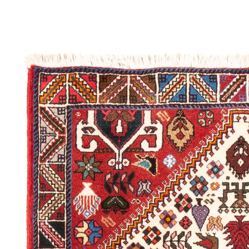 Alfombra de pasillo Alfombra persa - Nómada - 200 x 82 cm - crema