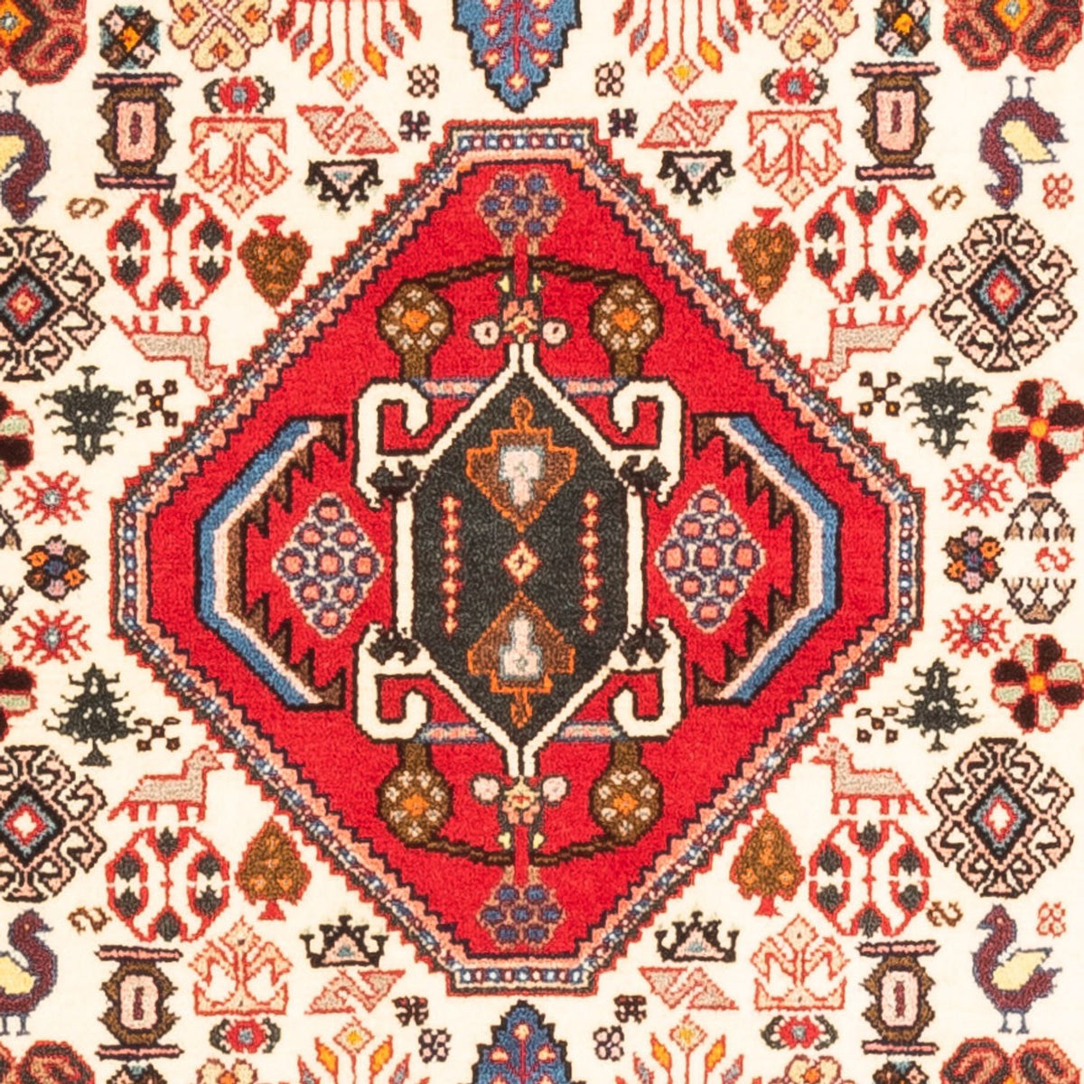 Alfombra de pasillo Alfombra persa - Nómada - 205 x 82 cm - crema