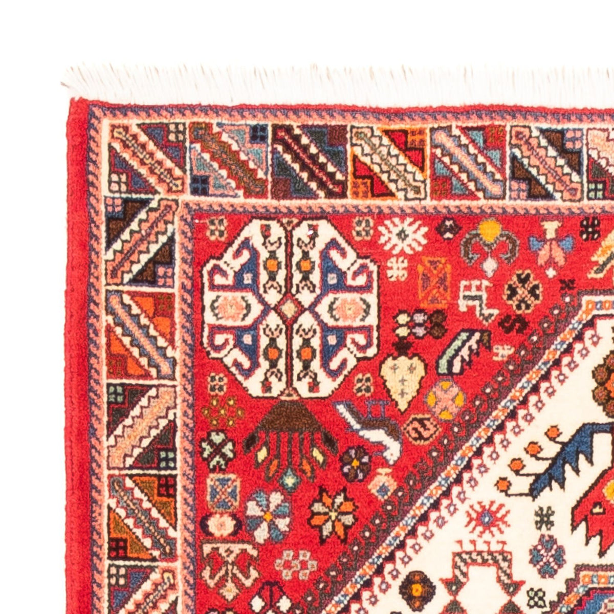 Alfombra de pasillo Alfombra persa - Nómada - 205 x 82 cm - crema