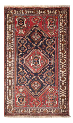 Alfombra Gabbeh - Persa Kashkuli - 152 x 82 cm - azul oscuro