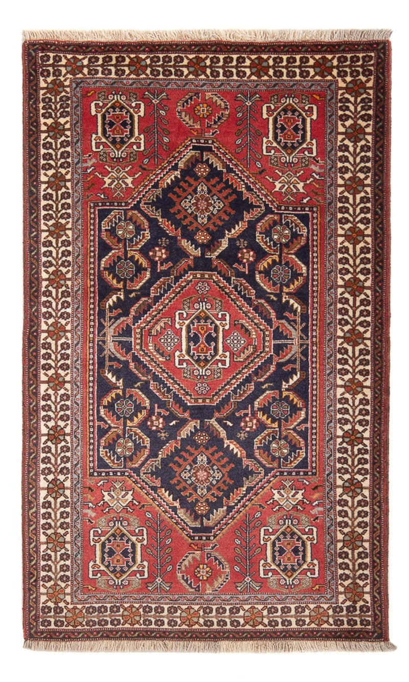 Alfombra Gabbeh - Persa Kashkuli - 152 x 82 cm - azul oscuro