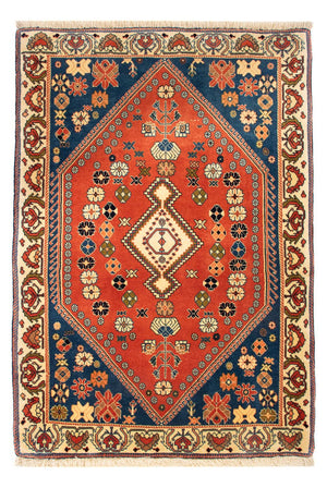 Alfombra Gabbeh - Persa Kashkuli - 117 x 80 cm - rojo