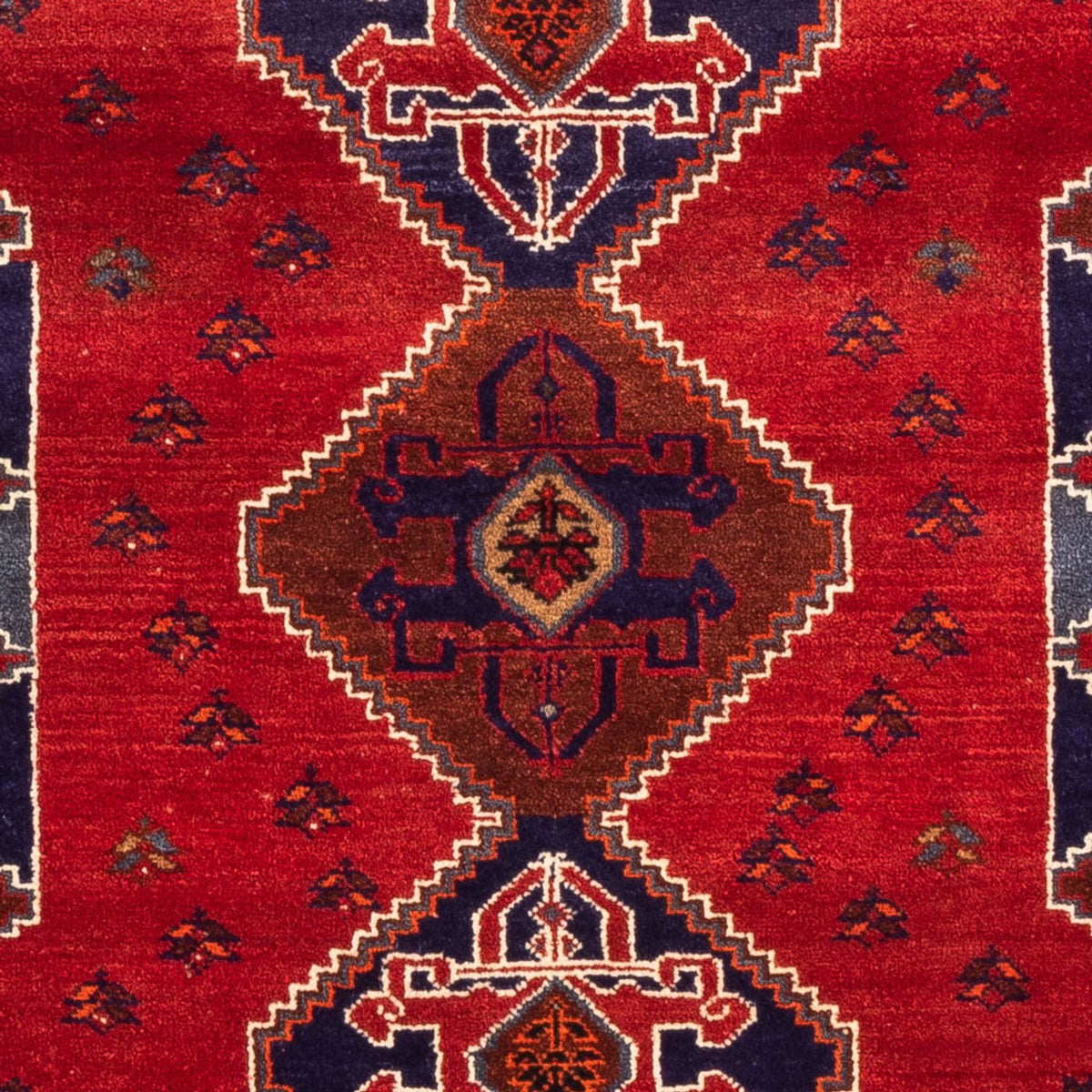 Alfombra Gabbeh - Persa Kashkuli - 158 x 112 cm - rojo